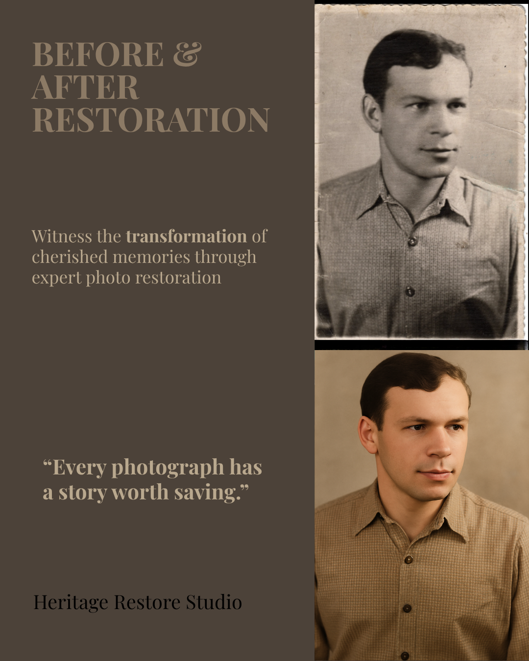 Photo Restoration Service – Digital Delivery