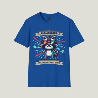 Undiagnosed Raccoon T-Shirt - Unisex Softstyle