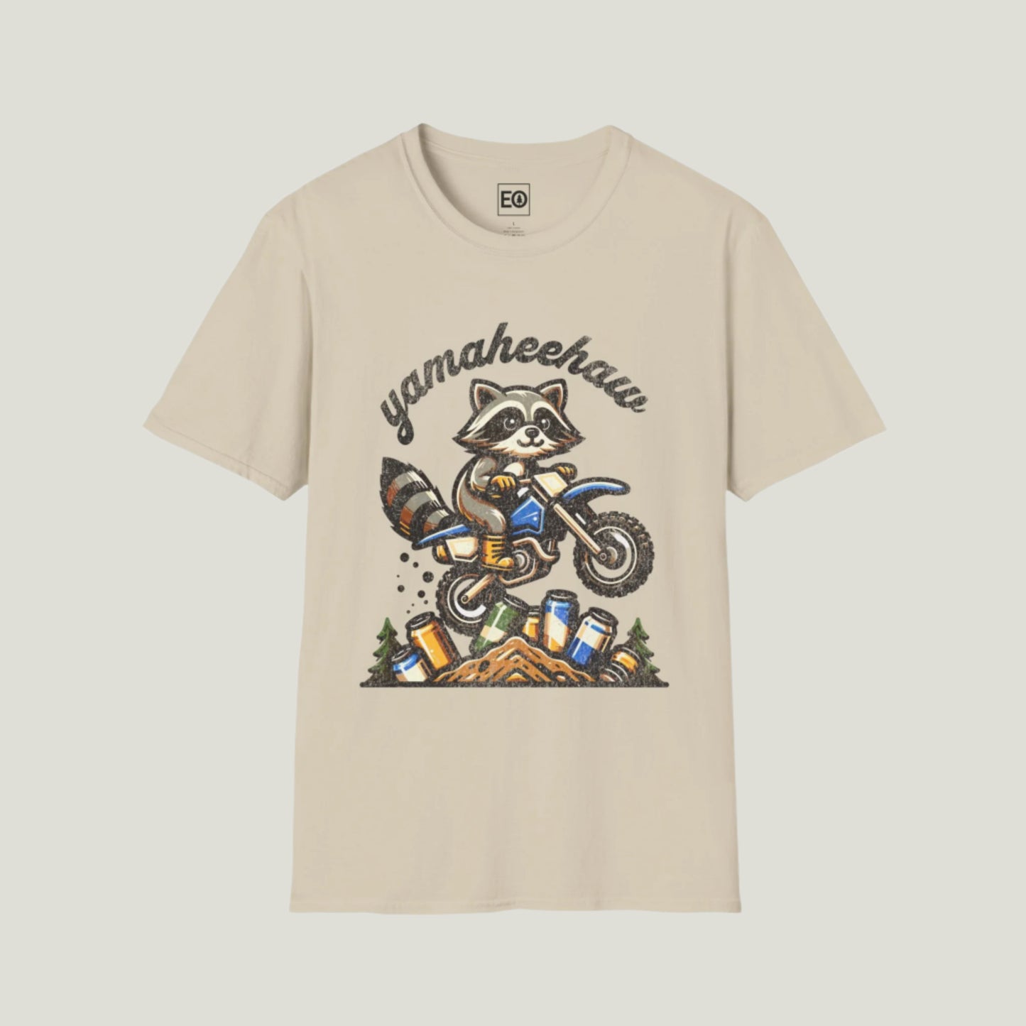 Yamaheehaw Enthusiast Raccoon T-Shirt - Unisex Softstyle