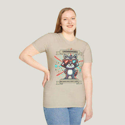 Undiagnosed Raccoon T-Shirt - Unisex Softstyle