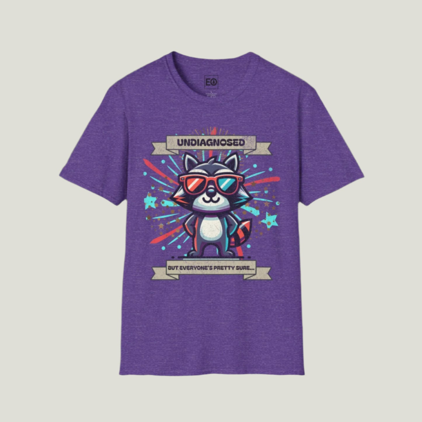 Undiagnosed Raccoon T-Shirt - Unisex Softstyle