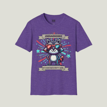Undiagnosed Raccoon T-Shirt - Unisex Softstyle