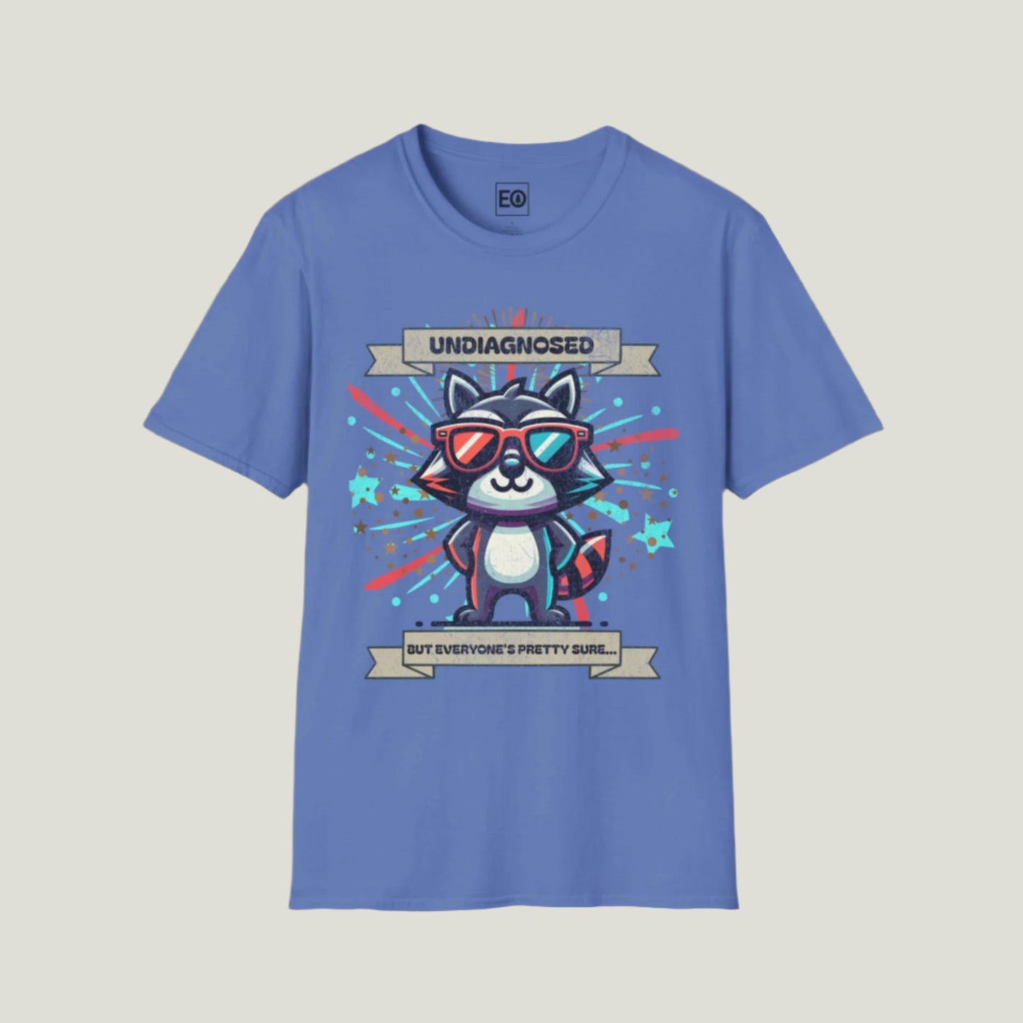 Undiagnosed Raccoon T-Shirt - Unisex Softstyle