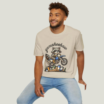 Yamaheehaw Enthusiast Raccoon T-Shirt - Unisex Softstyle