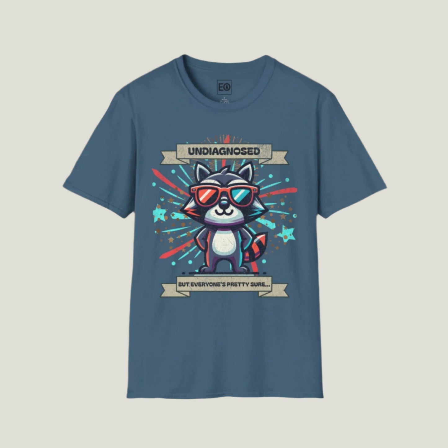 Undiagnosed Raccoon T-Shirt - Unisex Softstyle