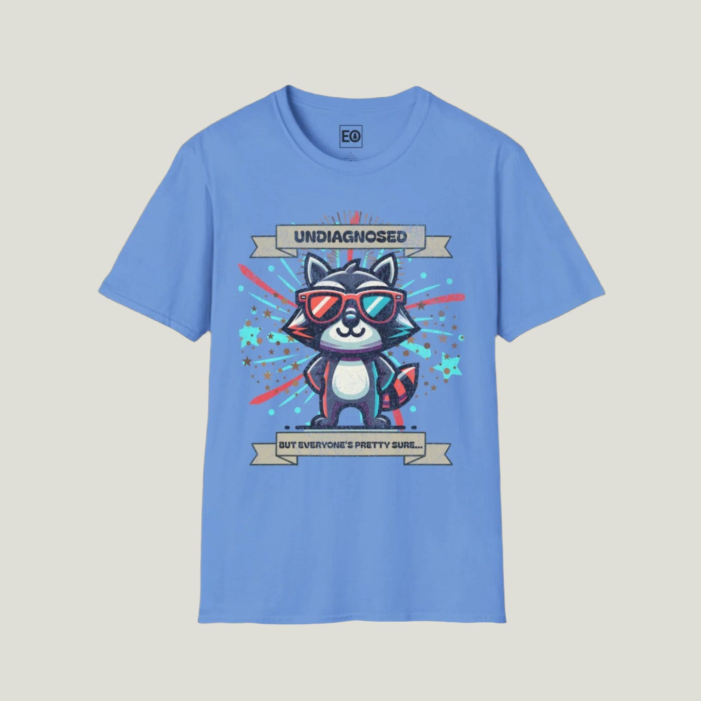Undiagnosed Raccoon T-Shirt - Unisex Softstyle