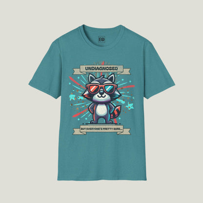 Undiagnosed Raccoon T-Shirt - Unisex Softstyle