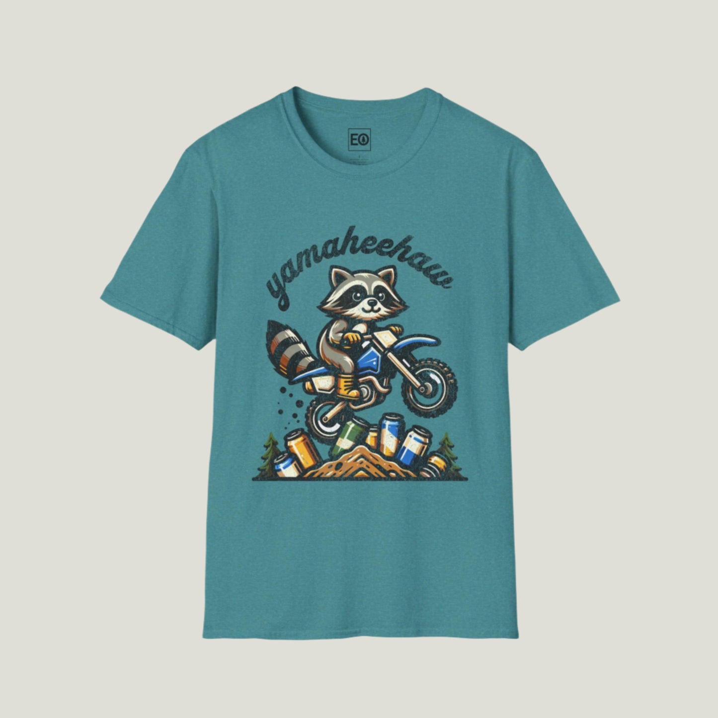 Yamaheehaw Enthusiast Raccoon T-Shirt - Unisex Softstyle