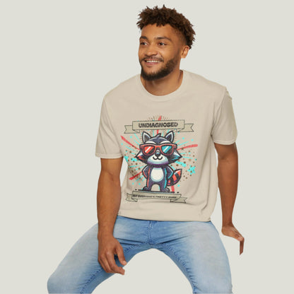 Undiagnosed Raccoon T-Shirt - Unisex Softstyle
