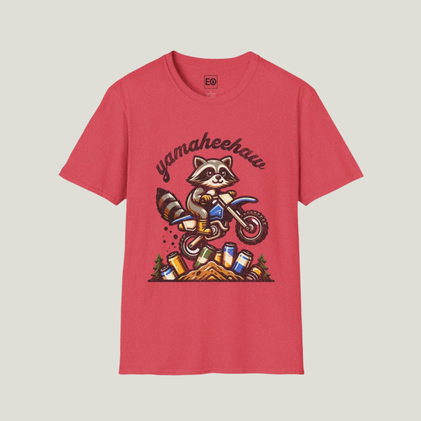 Yamaheehaw Enthusiast Raccoon T-Shirt - Unisex Softstyle