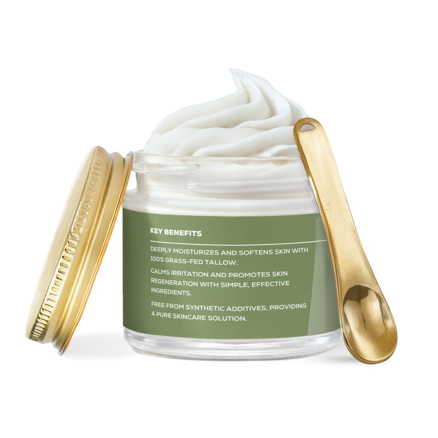 Bare Acre Whipped Grass-Fed Tallow Balm with Vanilla Bean